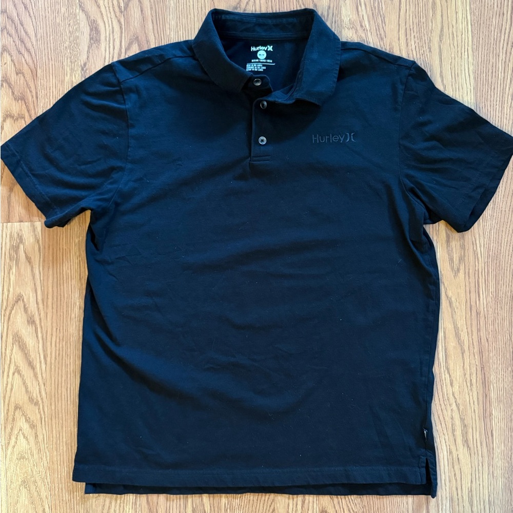 Hurley Men's Black Polo Shirt